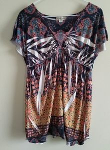 Live and Let Live Bohemian Style Blouse